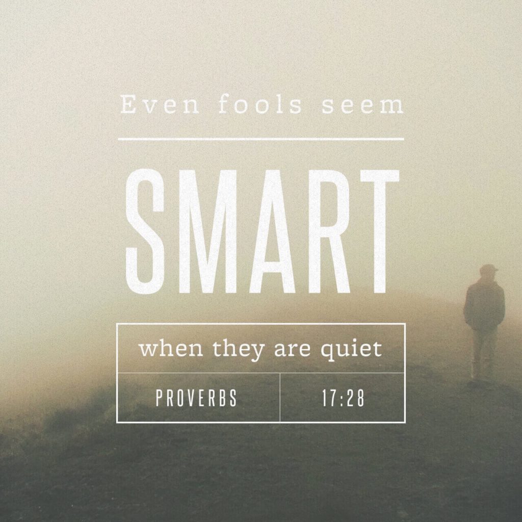 Proverbs 17:28